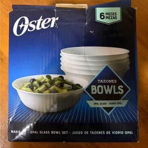 Oster White Bowl Set 6ps